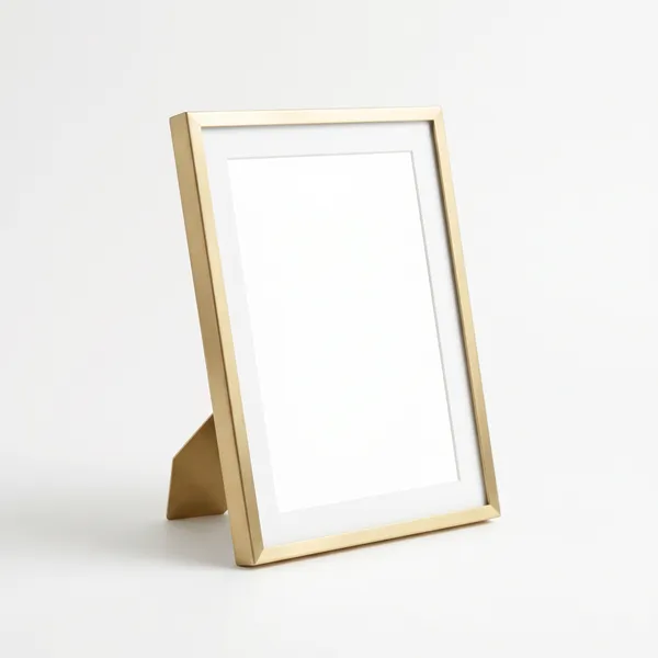 Brass Picture Frame, 5" × 7"