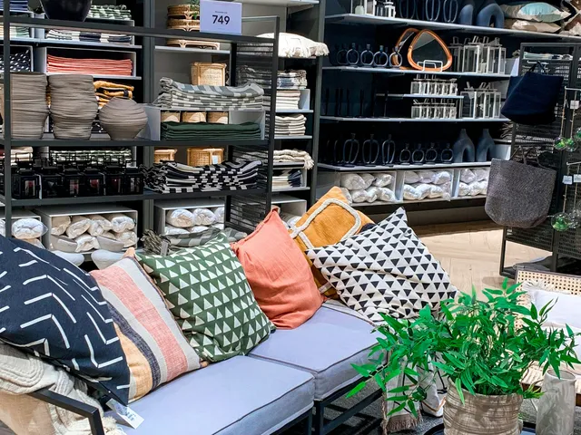 Curated home essentials showroom